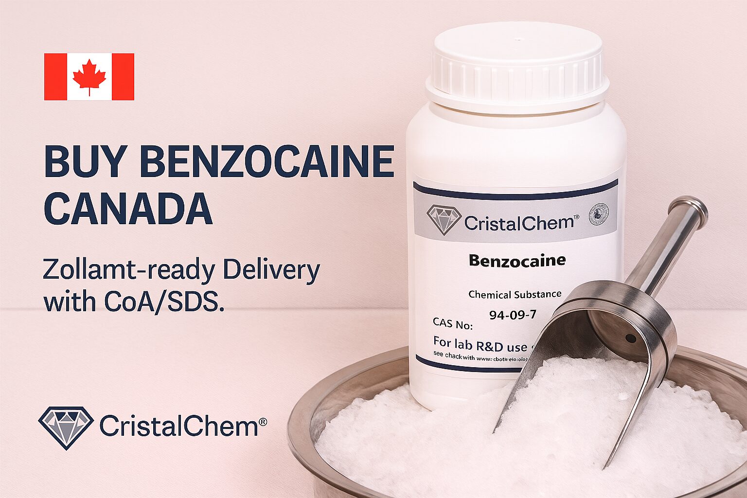 Benzocaine powder Canada