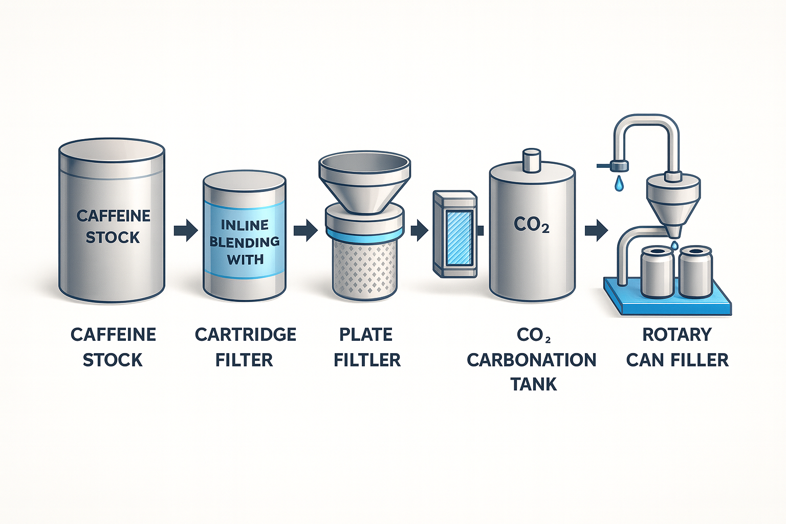 Caffeine Anhydrous Powder proces
