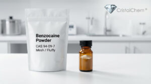 Buy benzocaine powder mesh fluffy CAS 94-09-7 CristalChem supplier